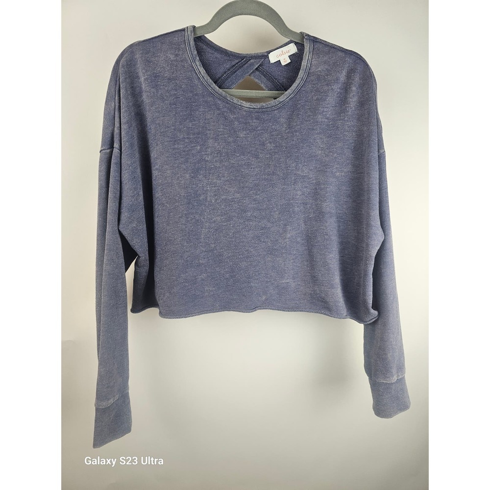 Colsie, Women's, szM, cotton blend, cropped athletic or yoga sweatshirt